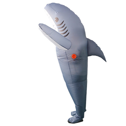 Inflatable Costume Explosive Costume Shark Game Fancy Dress Halloween Jumpsuit Cosplay Costume Gift