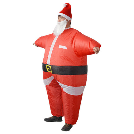 Christmas foreign trade Christmas stage props Christmas costume Santa Claus inflatable doll costume