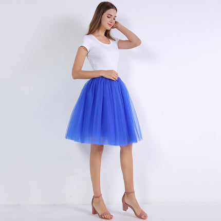 skirt Summer Amazon Explosive skirt skirt tulle skirt Mesh skirt Gauze skirt