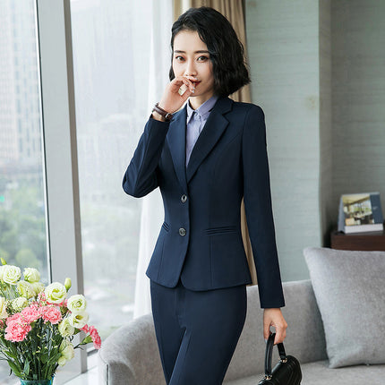 Workplace Women's Elegant Office Workers Korean Style Suit Skirt Two-piece Fashionable Casual British Style Small Suit suit