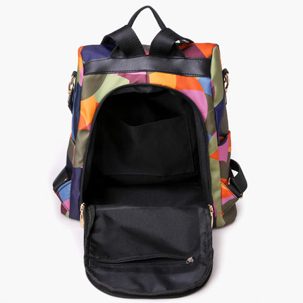 New Foreign Trade Korean Fashion Student Schoolbag Personalized All-match Bag Travel Backpack Oxford Women's Backpack