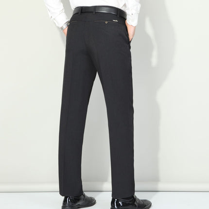 Spring and summer new men's casual pants men's casual pants business casual high waist straight pants men's pants wholesale