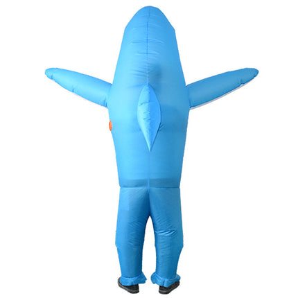 Inflatable Costume Explosive Costume Shark Game Fancy Dress Halloween Jumpsuit Cosplay Costume Gift