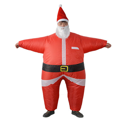Christmas foreign trade Christmas stage props Christmas costume Santa Claus inflatable doll costume