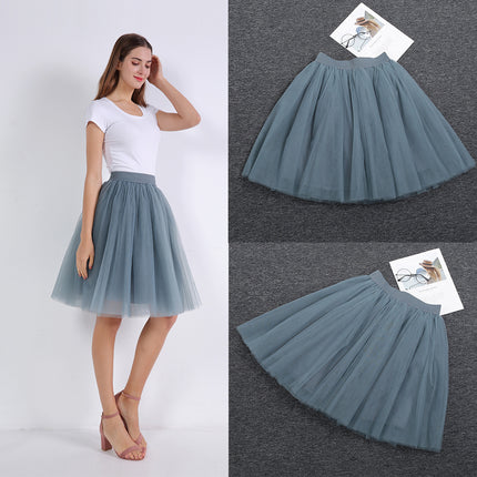 skirt Summer Amazon Explosive skirt skirt tulle skirt Mesh skirt Gauze skirt