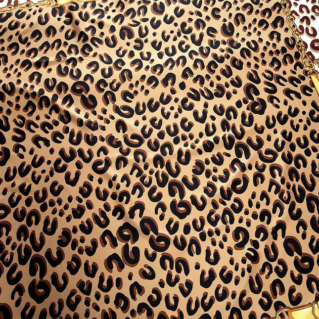 European and American classic autumn and winter New 130cm chain leopard print women's scarf scarf shawl large square scarf sunscreen towel