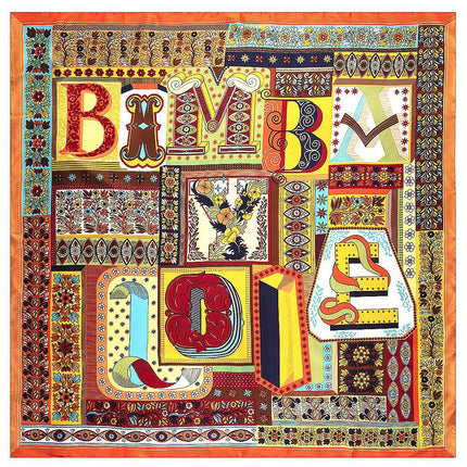 European and American Autumn and Winter New Letters Sunflower Plant Puzzle Women's Scarf Shawl Large Square Sunscreen Towel