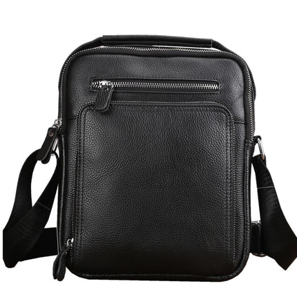 Factory supply first layer cowhide casual business high texture shoulder bag men's multifunctional leather Ipad messenger bag