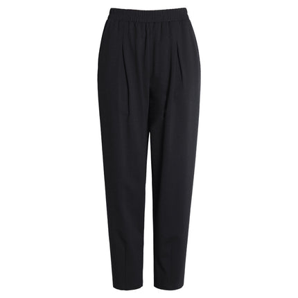 Ximantong Clothing Radish Pants Women's Spring and Summer High Waist Large Size Casual Harlan Pants Women's Eight-point Nine-point Pants Baggy Pants for Chubby Girls
