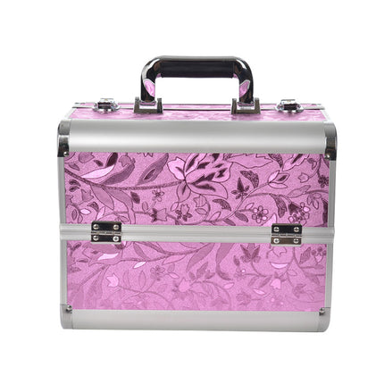 2023 new spot wholesale casual cosmetic case pvc manicure case two-layer large capacity portable cosmetic case