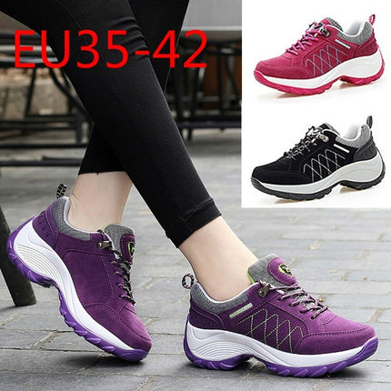 Cross-border Supply Fashion Women's Shoes Lightweight Heightened Rocking Shoes Outdoor Casual Shoes Sneakers Amazon wish Single Shoes