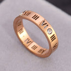 Rome four diamond rose gold / US Code 5