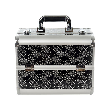 Manufacturer's Ready-Made Wholesale and Retail Professional Makeup Box, Beauty and Manicure Box, Double-Layer Large-Capacity Portable Makeup Box