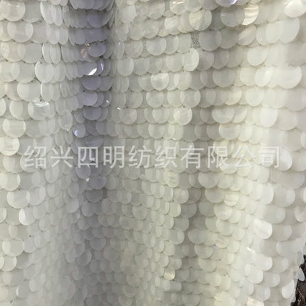 Encrypted original magic color laser fish scale sequin cloth, Mermaid sequin embroidered cloth, factory direct supply spot