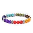 Colorful natural stone bracelet