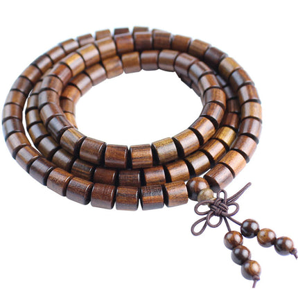 Factory wholesale black rosewood bracelet 108 beads beads beads bracelet barrel beads 6/8mm gifts for men and women