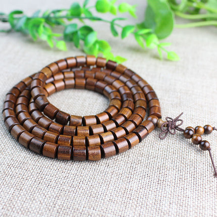 Factory wholesale black rosewood bracelet 108 beads beads beads bracelet barrel beads 6/8mm gifts for men and women