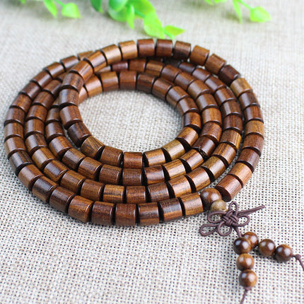 Factory wholesale black rosewood bracelet 108 beads beads beads bracelet barrel beads 6/8mm gifts for men and women
