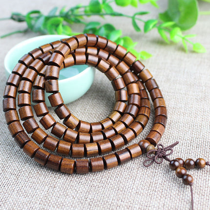 Factory wholesale black rosewood bracelet 108 beads beads beads bracelet barrel beads 6/8mm gifts for men and women
