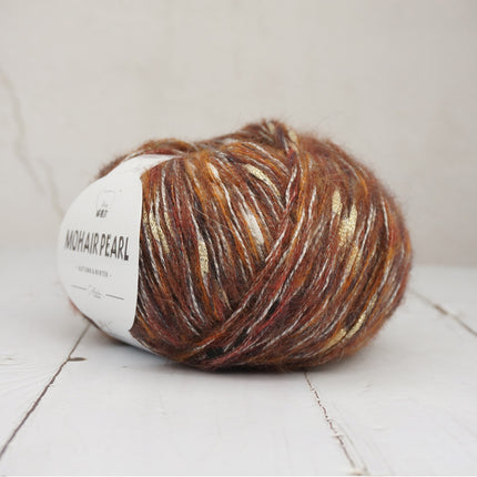 Braided Mohair Yarn with Mixed Wool, Gold Thread, and Pearl Fancy Yarn for DIY Handmade Knitting and Crochet