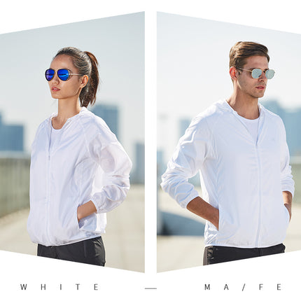 Wholesale new sunscreen clothing women's ultra-thin outdoor skin clothing men's anti-ultraviolet skin trench coat sunscreen clothing