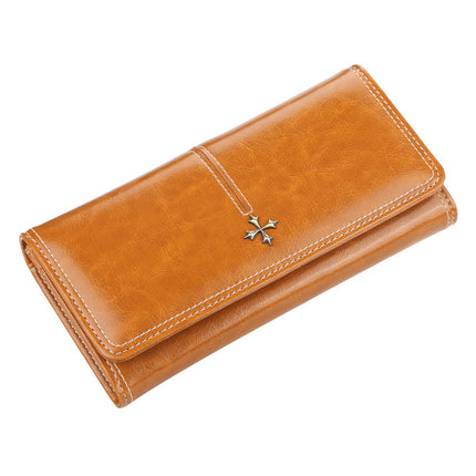Wallet Women's Long Korean Style Fashion Glossy Multi-Card Slot Large-Capacity Card Holder Multi-Functional High-End Clutch Bag