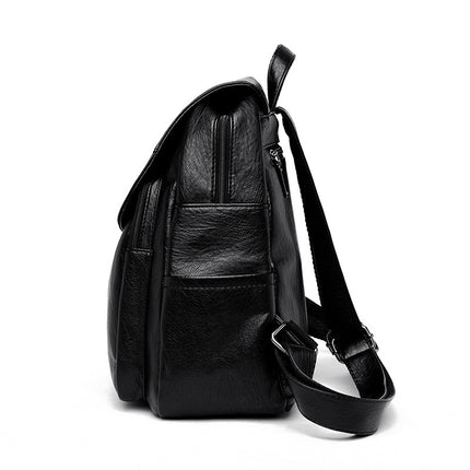 Barrel Kangaroo Women's Bag 2025 New genuine goods Women's Large Capacity Soft Leather Backpack Simple Fashion Travel Bag