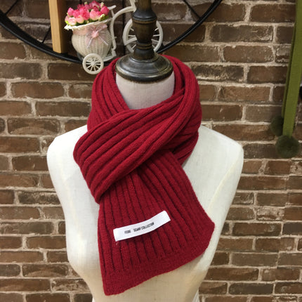 Scarf for Women, Winter Student Neck Warmer, Autumn and Winter Dual-Use Knitted Wool Long Thickened Short Scarf for Girls, Cold Protection