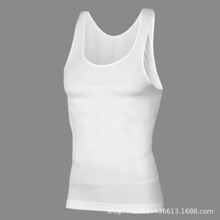 Factory direct men's shapewear belly vest waist body underwear styling tight corset Europe and America wholesale