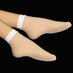 07 luo kung net white / Free size