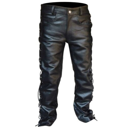 2019o0001 New Explosions wish Amazon Hot Selling European and American Tight Solid Color PU Strap Casual Leather Pants