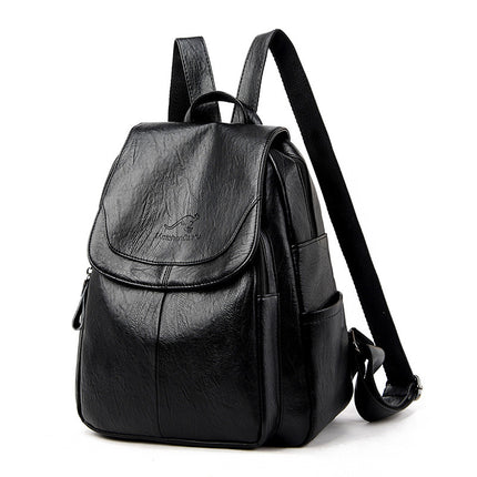 Barrel Kangaroo Women's Bag 2025 New genuine goods Women's Large Capacity Soft Leather Backpack Simple Fashion Travel Bag