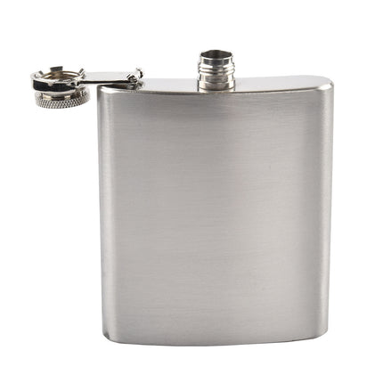 Wine pot 304 stainless steel portable outdoor portable 7 oz wine pot wine bottle lettering food grade wholesale 112g