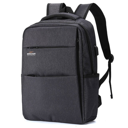 Business computer bag student bag new simple usb charging backpack men's and women's leisure backpack custom logo