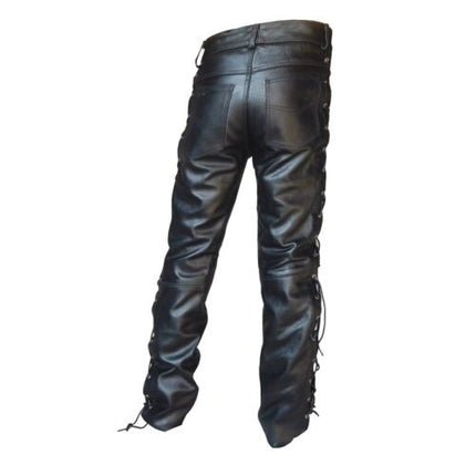 2019o0001 New Explosions wish Amazon Hot Selling European and American Tight Solid Color PU Strap Casual Leather Pants