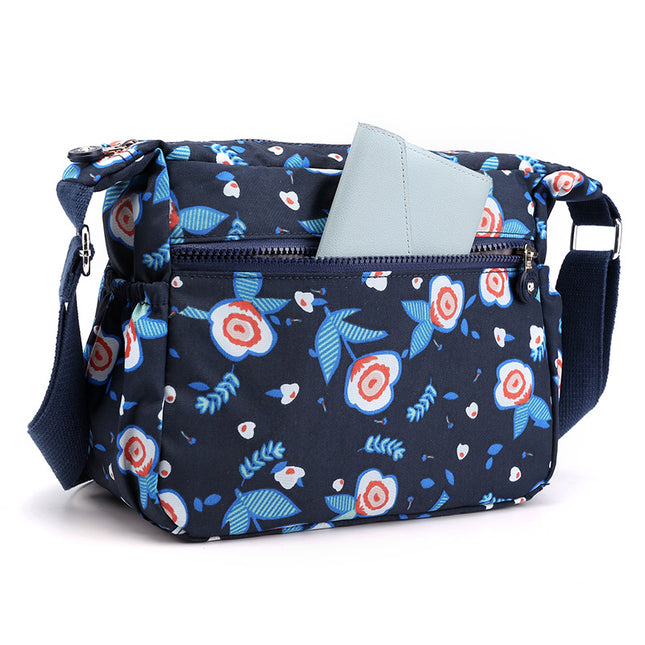 Baigou Supply Women's Nylon Shoulder Bag Casual Lightweight Large Capacity Mom Casual Bag Fashionable All-match Crossbody Bag