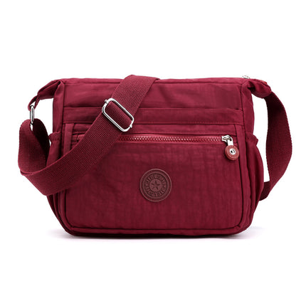 Baigou Supply Women's Nylon Shoulder Bag Casual Lightweight Large Capacity Mom Casual Bag Fashionable All-match Crossbody Bag