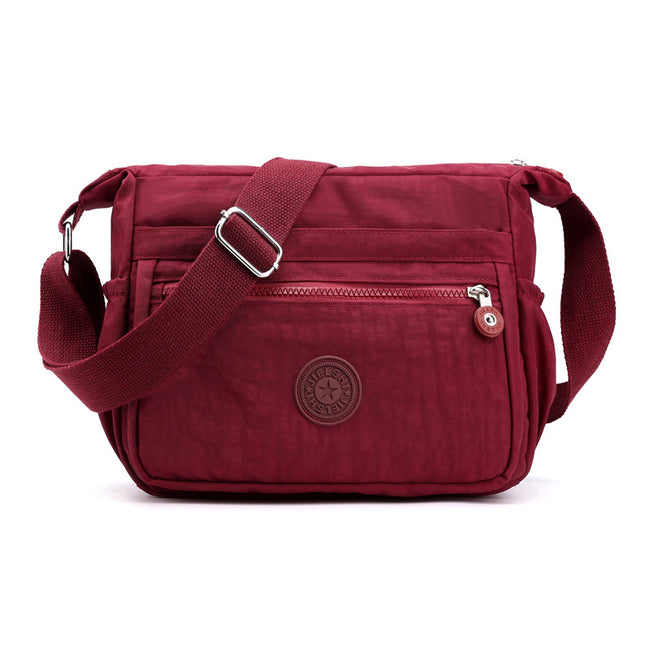 Baigou Supply Women's Nylon Shoulder Bag Casual Lightweight Large Capacity Mom Casual Bag Fashionable All-match Crossbody Bag