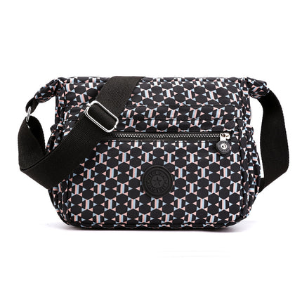 Baigou Supply Women's Nylon Shoulder Bag Casual Lightweight Large Capacity Mom Casual Bag Fashionable All-match Crossbody Bag