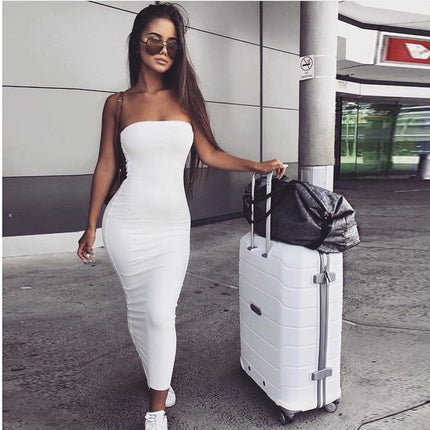 2026 European and American Cross-Border Autumn and Winter Dresses for Women, Amazon Ebay Hot-Selling Sexy Backless Bodycon Dress