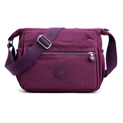 Baigou Supply Women's Nylon Shoulder Bag Casual Lightweight Large Capacity Mom Casual Bag Fashionable All-match Crossbody Bag