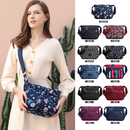 Baigou Supply Women's Nylon Shoulder Bag Casual Lightweight Large Capacity Mom Casual Bag Fashionable All-match Crossbody Bag