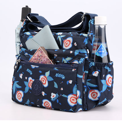 Baigou Supply Women's Nylon Shoulder Bag Casual Lightweight Large Capacity Mom Casual Bag Fashionable All-match Crossbody Bag