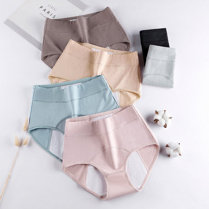 Cotton High Waist Physiological Underwear Cotton Menstrual Anti-side Leakage Physiological Pants Menstrual Anti-leakage Physiological Pants