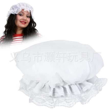 White Knitted Cloth Kuso Men's and Women's Baby Hat Triangle Hat Giant Baby Hat Stage Performance Hat