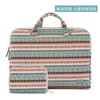 Canvas style small diamond light green / 15.6 inch