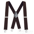 Four clips-dark coffee color 5.0 * 120cm