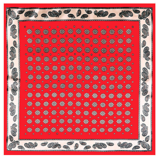 60cm European and American spring new fashion cashew flower ladies small square scarf small scarf scarf scarf wholesale