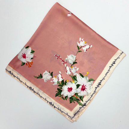 60cm spring new flower fengdan White Peony Women's Small square scarf scarf small scarf scarf scarf wholesale