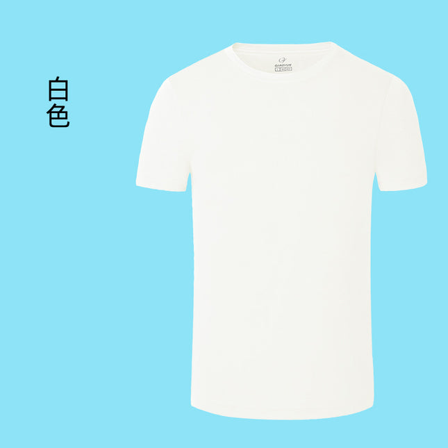 Crewneck class clothes quick-drying culture advertising shirt custom printing solid color activity team clothes short sleeve t-shirt in stock wholesale
